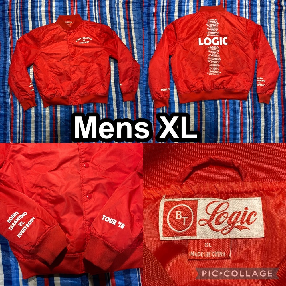 Men's Red Bomber Jacket - Tour '18